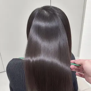ロング 🪞髪質改善縮毛矯正 つや髪🪞銀座あおのヘアスタイル