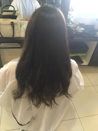 ロング カラー 白井 つづりのヘアスタイル