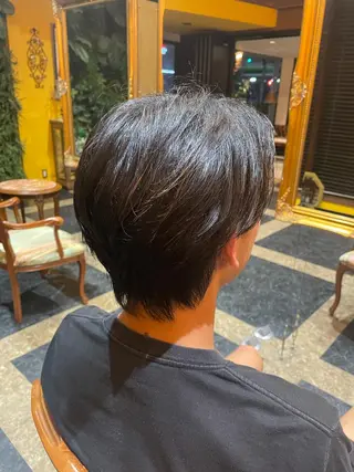 ショート メンズ 田中 沙織のヘアスタイル