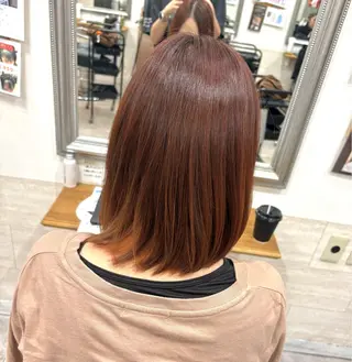 ミディアム カラー 堀川 希歩のヘアスタイル