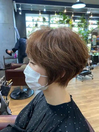 ショート カラー 増山 大起のヘアスタイル