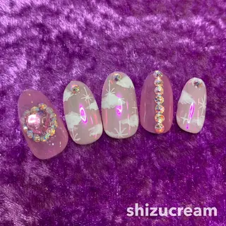 ネイル shizucream 痛デコネイル専門のネイルデザイン