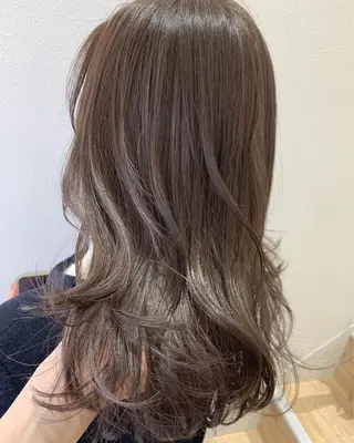 ロング カラー hubhair レイヤー/透明感のヘアスタイル