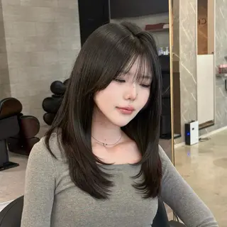 ロング 韓国レイヤー×艶 カラー/coco🩰のヘアスタイル