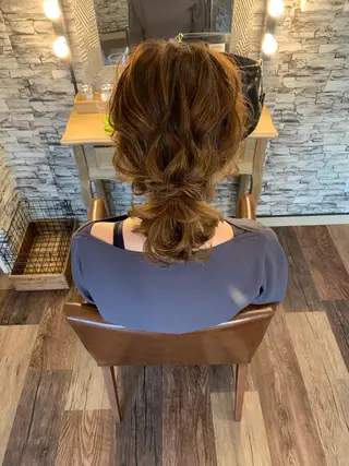 ヘアアレンジ hair make Lucciのヘアスタイル