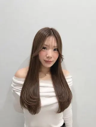 カラー 柔らかハイトーン/ 美髪💙ྀི/ミナルのヘアスタイル