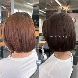ミディアム シモイケ ルアのヘアスタイル