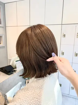 ショート カラー rio/ボブ /ブリーチカラー🫧のヘアスタイル