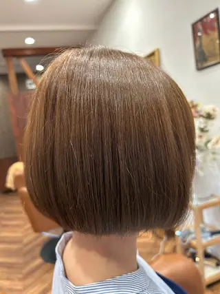 ショート カラー 【似合わせカット 】🦋岩崎 美保🐾のヘアスタイル