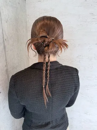 ヘアアレンジ はやしほのか| ヘアセット×カラーのヘアスタイル