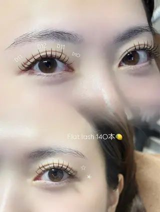 マツエク・マツパ eclat / yui 🍒のマツエク・マツパデザイン