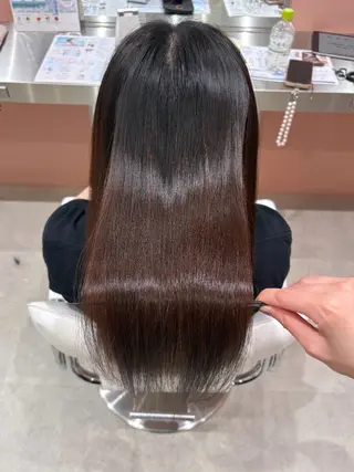 ロング ダブルカラー🦖 /髪質改善⚡️しおりのヘアスタイル