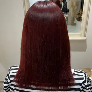 セミロング カラー MOE🐈⬛🎀 エクステ/ワンホンのヘアスタイル