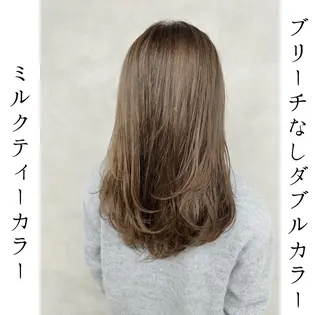 ロング カラー 💎ハイライトカラー /髪質改善カラー💎のヘアスタイル