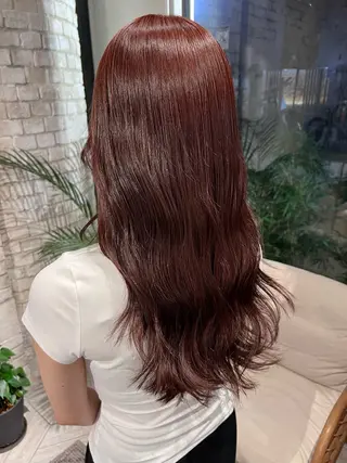 ロング コテ巻きパーマ✨/ 木下明哉のヘアスタイル