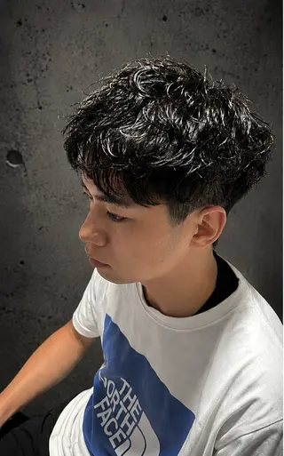 パーマ メンズ メンズ特化 山崎南乃のヘアスタイル