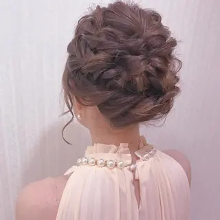 セミロング ヘアアレンジ Aries🫧 missa𓂃🤍のヘアスタイル
