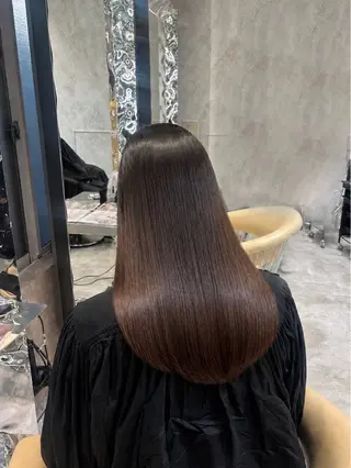 ロング 🎀池袋🎀透明感 🩵カラー🫧ななみのヘアスタイル