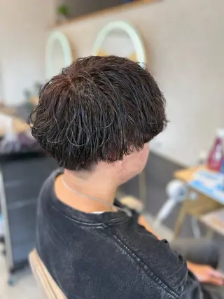 パーマ 長森 大輝のヘアスタイル