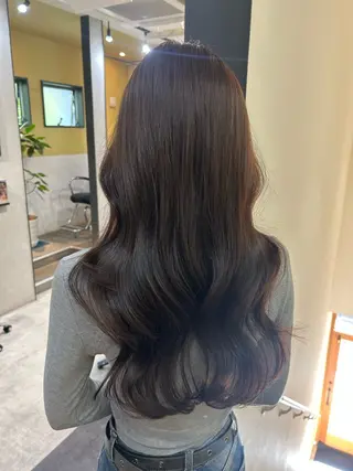 ロング カラー hub hair レイヤー/ナチュラルのヘアスタイル
