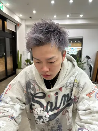 カラー メンズ YOSHINO AIKOのヘアスタイル