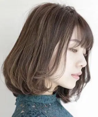ミディアム 似合わせカット 銀座/アライ カズヤのヘアスタイル
