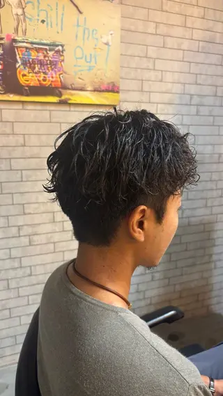 ショート メンズ ツイスパ特化 石川 歳也のヘアスタイル