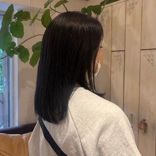 ミディアム カラー Noa🎀🫧 KNACK 東三国のヘアスタイル