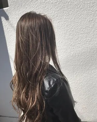 ロング カラー パーマ ヘアアレンジ メンズ キッズ Forest. -髪質改善-のヘアスタイル