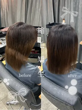 ミディアム lutia新宿 Rinaのヘアスタイル