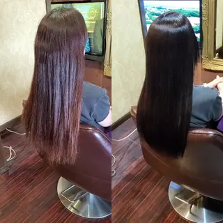 ロング 髪質改善 常世田のヘアスタイル