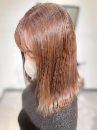 ミディアム カラー ASAMI /MaisonINEのヘアスタイル