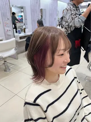 ミディアム 【カットモデル募集】 ゆいか🦋.*˚のヘアスタイル