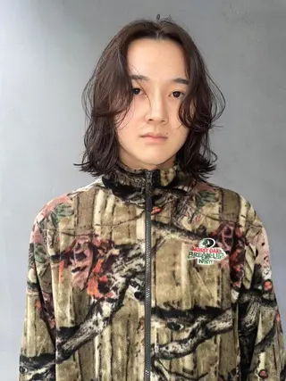 ショート カラー パーマ CEINE loqのヘアスタイル