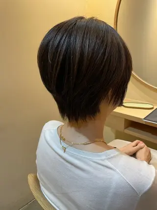 ショート カラー 美髪 透明感カラーSotaのヘアスタイル