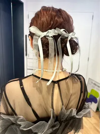 ヘアアレンジ 透明感カラー 🍀mizuki🍀のヘアスタイル