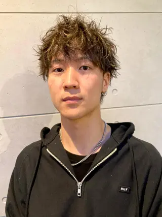 ショート カラー メンズ メンズ特化❤️‍🔥 パーマ職人江口佳乃のヘアスタイル