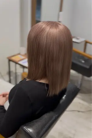 セミロング カラー 髙木 利央のヘアスタイル
