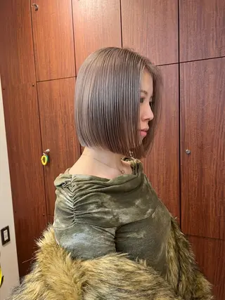 ミディアム カラー レイヤー専門家 ダブルカラー修のヘアスタイル