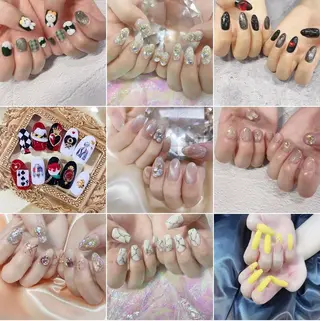 ネイル 渋谷／チップ長さ出し 👑アプレgel-xのネイルデザイン