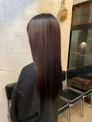 ロング カラー ヘアアレンジ 🎀レイヤー 透明感 カラーyuuri🎀のヘアスタイル