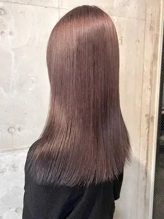 ロング カラー ヘアアレンジ lani ブリーチ /ダブルカラーのヘアスタイル