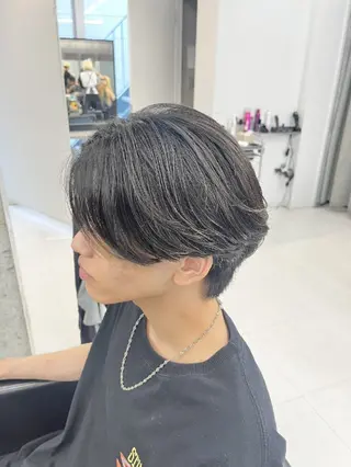 メンズ パーマ 推し活🌈ハイトーン 🎀ゆうせいのヘアスタイル