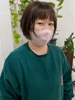 ショート カラー 緒方リエ 時短ショート・ボブのヘアスタイル