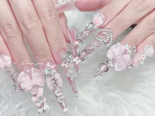 ネイル MoMoA Nail ネイル長さ出し専門店のネイルデザイン