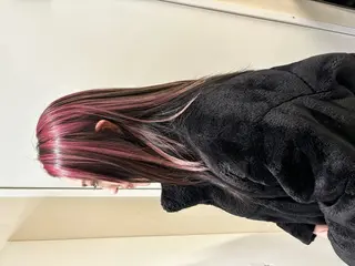 セミロング カラー ヘアアレンジ 💟Opus // Mizuki🐕のヘアスタイル