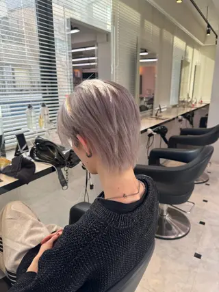 ショート カラー ヘアアレンジ 🥀レイヤー×ハイト ーントレンドヘア🥀のヘアスタイル