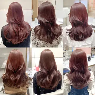 ロング カラー ヘアアレンジ 🤎小顔レイヤー /ベージュ🤎友香のヘアスタイル