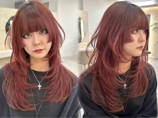 ロング カラー プルエクステ◆ Fi-Ne吉祥寺のヘアスタイル