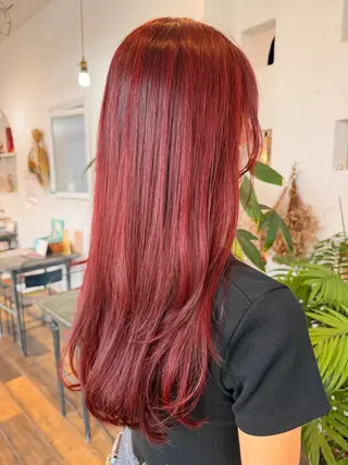 ロング カラー 🌸小掛🌸 豊橋外国人風カラーのヘアスタイル